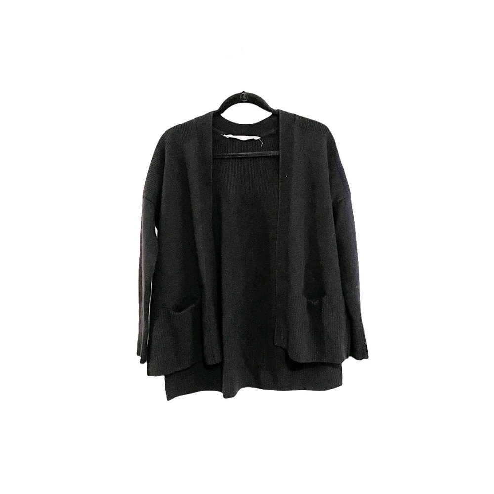 Athleta Knit Cardigan Sweater Wool Cashmere Blend Athleisure Business Casual Sm